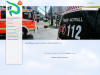 stadtfeuerwehrverband-duesseldorf.de Webseite Vorschau