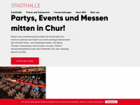 stadthalle.ch Webseite Vorschau