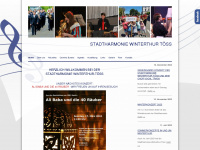 stadtharmonie-winterthur.ch Webseite Vorschau