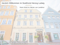 stadthotel-landshut.de Webseite Vorschau