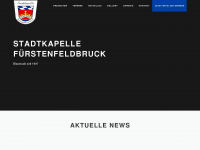 stadtkapelle-ffb.de Webseite Vorschau