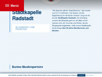 stadtkapelle-radstadt.at Webseite Vorschau
