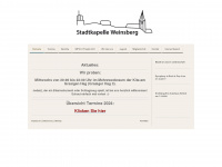 stadtkapelle-weinsberg.de Webseite Vorschau