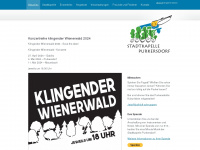 stadtkapelle-purkersdorf.at Webseite Vorschau