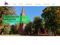 stadtkirche-malchow.de Webseite Vorschau