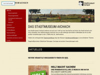 stadtmuseum-aichach.de Webseite Vorschau