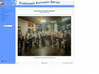 stadtmusik-eintracht.ch Webseite Vorschau