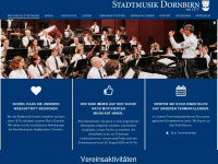 stadtmusik.at Webseite Vorschau