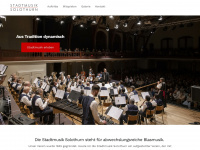stadtmusiksolothurn.ch Webseite Vorschau