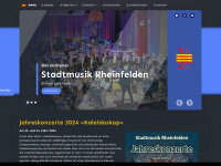 stadtmusikrheinfelden.ch Webseite Vorschau