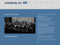 stadtmusikzug.ch Webseite Vorschau