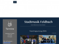 stadtmusikfeldbach.at Webseite Vorschau
