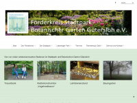 stadtpark-guetersloh.de Webseite Vorschau