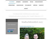 stadtschuetzenverband-ms.de Webseite Vorschau