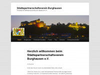 staedtepartnerschaft-burghausen.de Webseite Vorschau