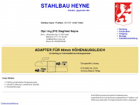 stahlbau-heyne.de Webseite Vorschau