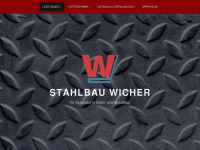 stahlbau-wicher.de Webseite Vorschau