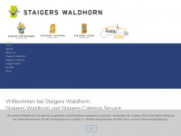 staigers-waldhorn.de Webseite Vorschau