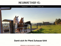 stall-neumatthof.ch Webseite Vorschau