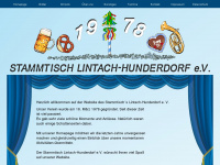 stammtisch-lintach-hunderdorf.de Webseite Vorschau