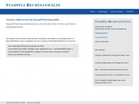 stampfli.ch Webseite Vorschau