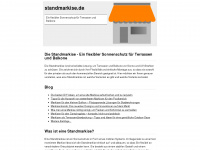 standmarkise.de Webseite Vorschau