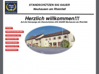 standschuetzen.ch Webseite Vorschau