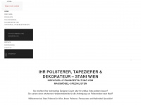 stani-polsterei.at Webseite Vorschau