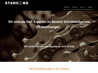 starcons.ch Webseite Vorschau