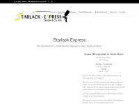 starlack-express.de Webseite Vorschau