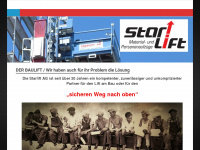 starlift.ch Webseite Vorschau