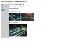starlight-lightshow.de Webseite Vorschau