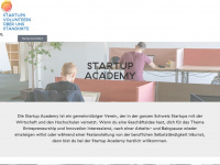 startup-academy.ch Webseite Vorschau