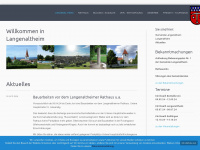 langenaltheim.eu Webseite Vorschau