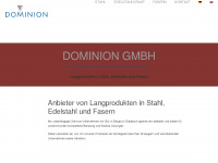 dominion-gmbh.de Webseite Vorschau