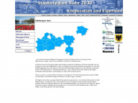 staedteregion-ruhr-2030.de Webseite Vorschau
