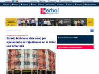 erbol.com.bo Webseite Vorschau