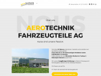 aerotechnik.ch Webseite Vorschau