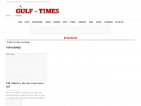 gulf-times.com Webseite Vorschau