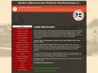 stassfurter-geschichtsverein.de Webseite Vorschau