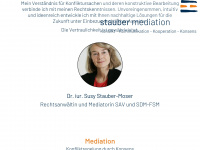stauber-mediation.ch Webseite Vorschau