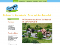 steffeshof-schwarzwald.de Webseite Vorschau