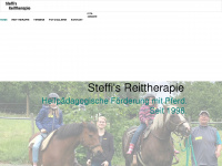 steffis-reittherapie.de Webseite Vorschau