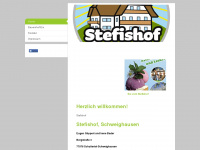 stefishof.de Webseite Vorschau