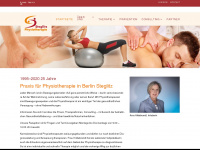 steglitz-physiotherapie.de Webseite Vorschau
