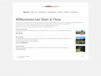 stein-flora.de Webseite Vorschau
