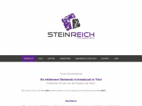 stein-reich.at Webseite Vorschau