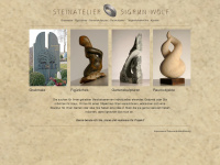 steinatelier-sigrun-wolf.de Webseite Vorschau