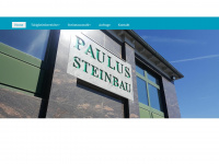 steinbau-paulus.at Webseite Vorschau