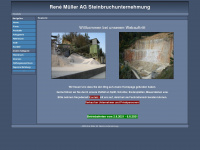 steinbruch-mueller.ch Webseite Vorschau